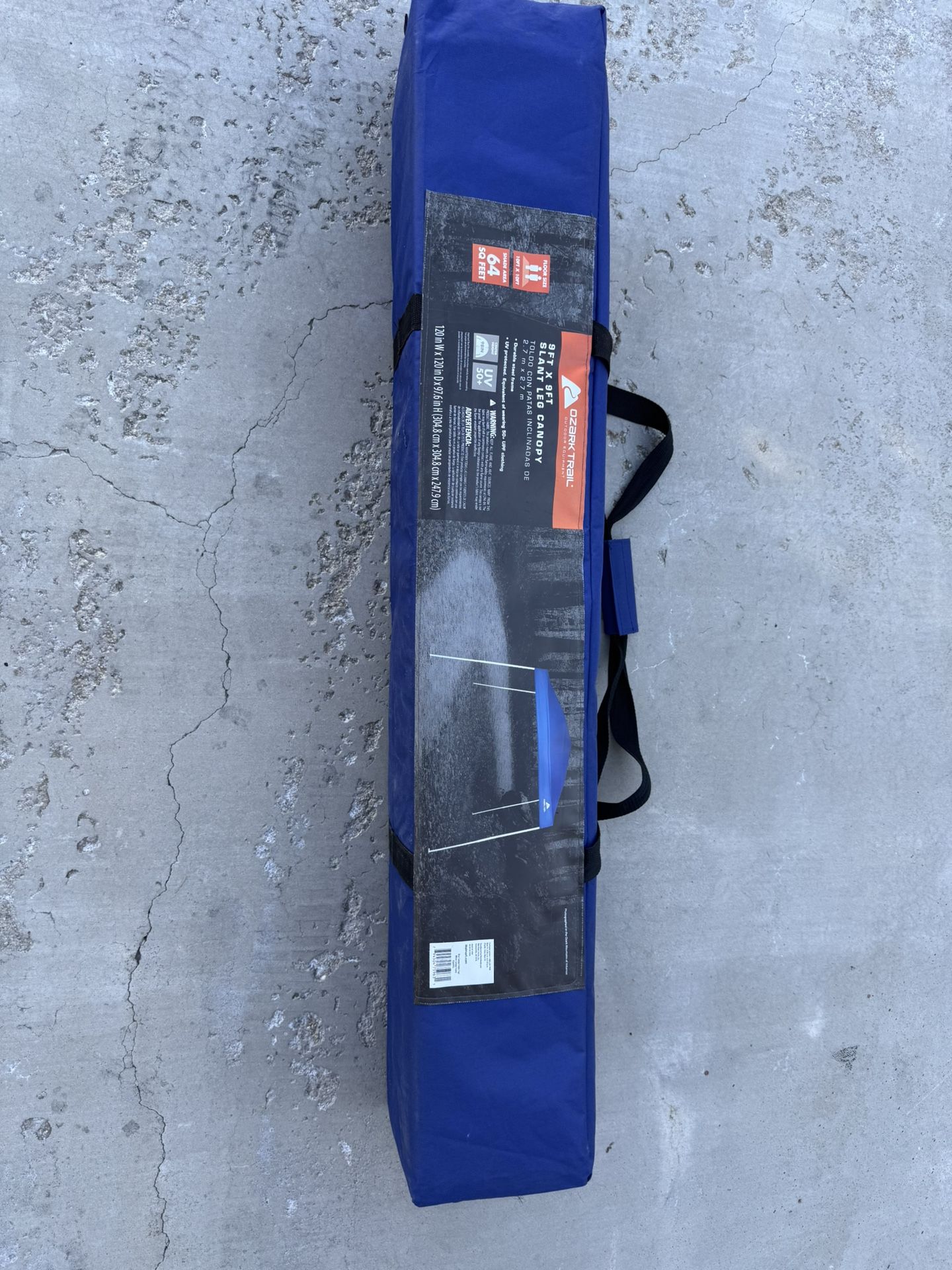 Ozark Trail 9' x 9' Instant Slant Leg Pop-up Canopy