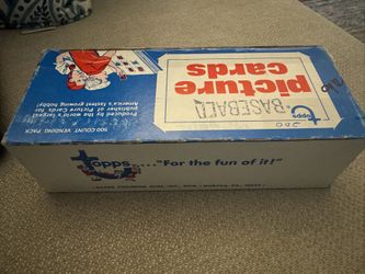 1985 Topps Baseball Vending Box -Unopened