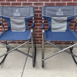 BRAND NEW 2 DIRECTOR ROCKING CHAIRS 