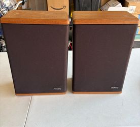 VTG  Advent Baby Advent II Woodgrain Bookshelf Speakers Set 16 1/2 in Tall (Read Description)