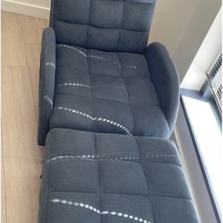 Accent Chair With Ottoman