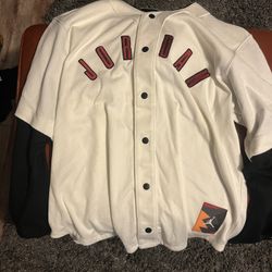 Jordan Baseball Button Up/Hoodie Size- Medium