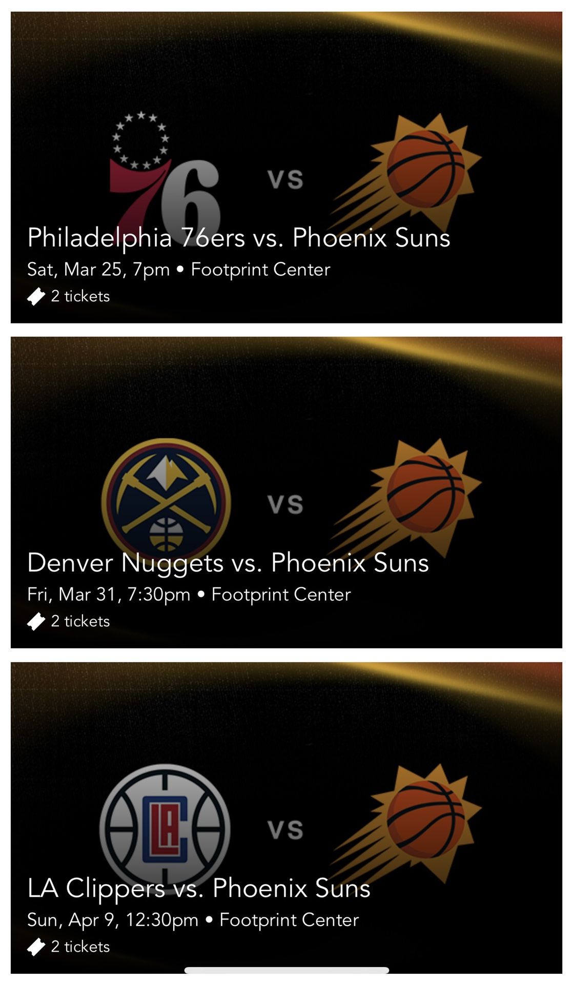 Phoenix Suns Tickets