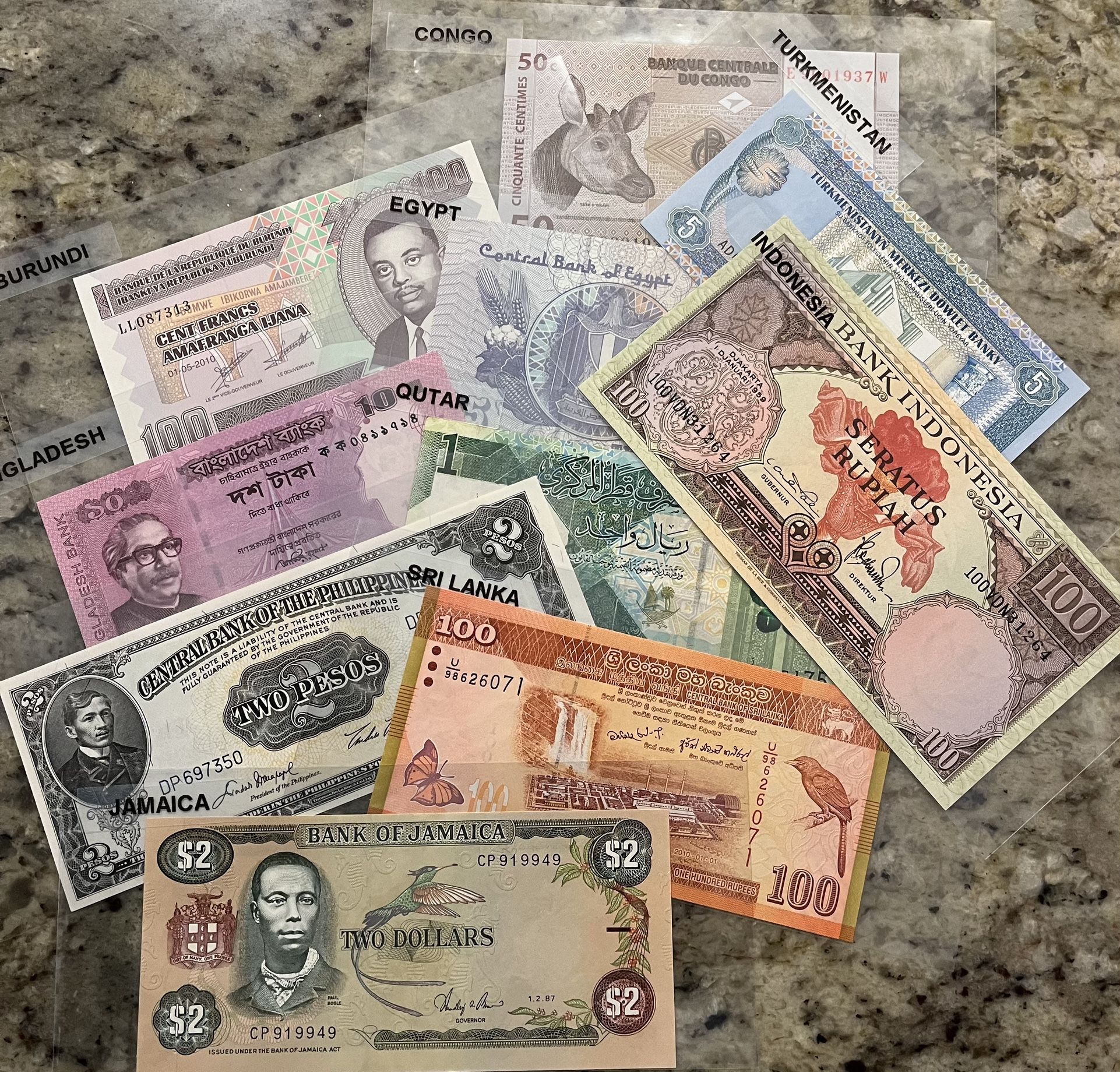 Pick Up Only - Currency & Stamps