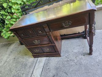 Wood desk