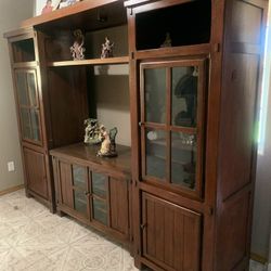 Wooden Cabinets And Shelves 