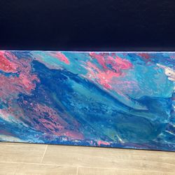Spill Painting - 2x4’