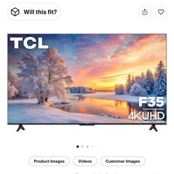 55” TCL 4kUHD