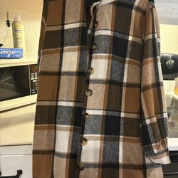 Long Flannel Coat