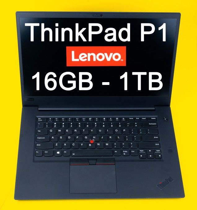 Lenovo Laptop ThinkPad P1 - intel i7 / 16GB / 1TB / Nvidia T1000 Workstation Laptop Thinkpad