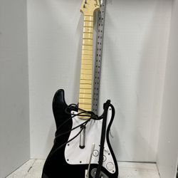 TESTED Xbox 360 Rock Band Harmonix Fender Stratocaster Wired Guitar Hero #P