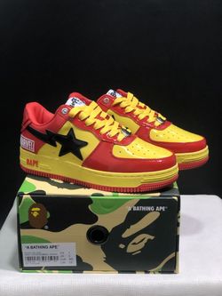 Bape Sta Low-Top Fashion Sneakers