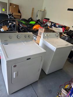 Maytag Washer and GE Dryer Set