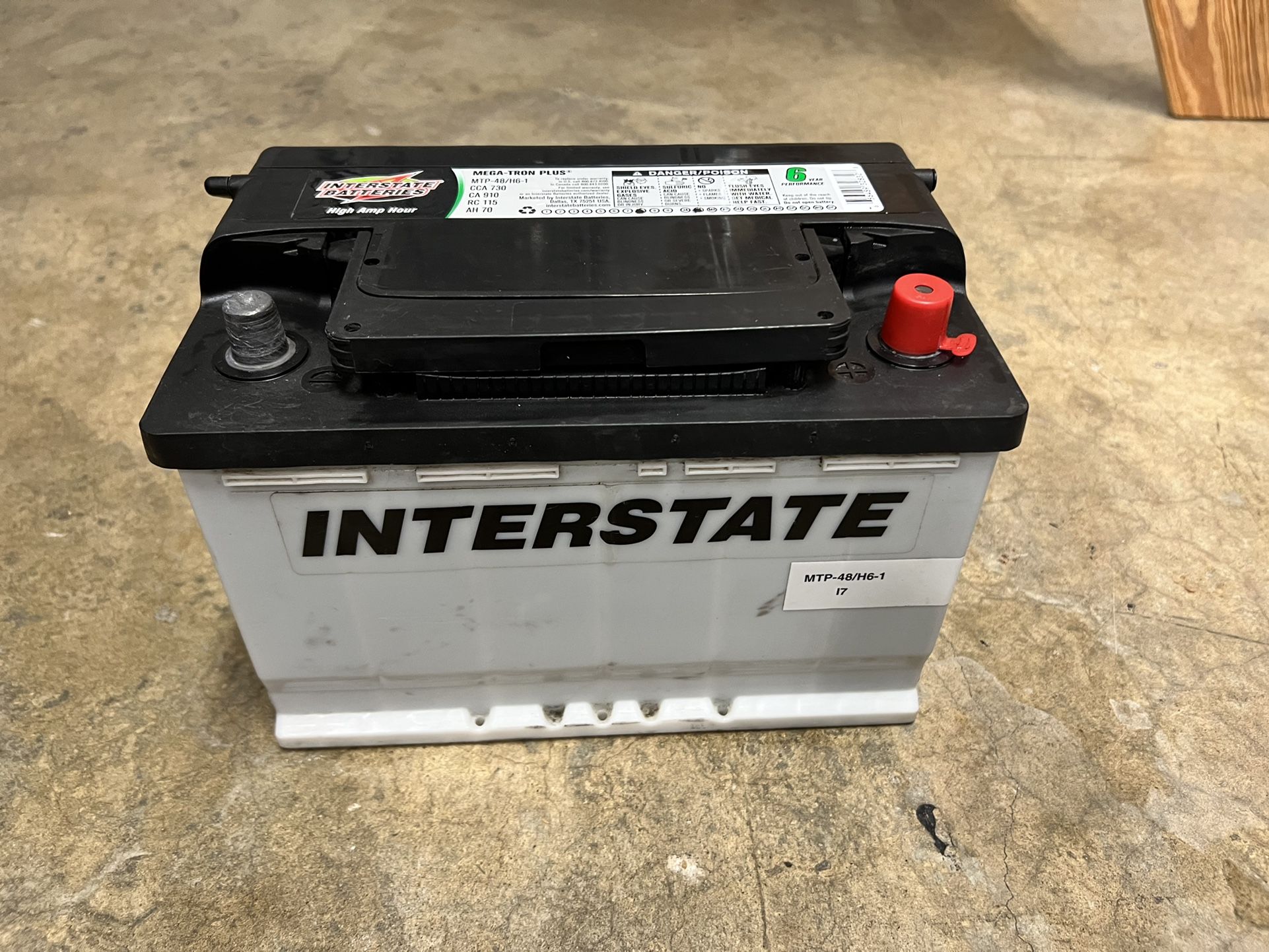 INTERSTATE BATTERIES MEGA-TRON PLUS® MTP-48/H6-1 CCA 730