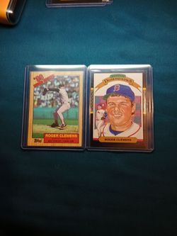 Roger Clemens Topps & Donruss Diamond Kings Baseball Cards
