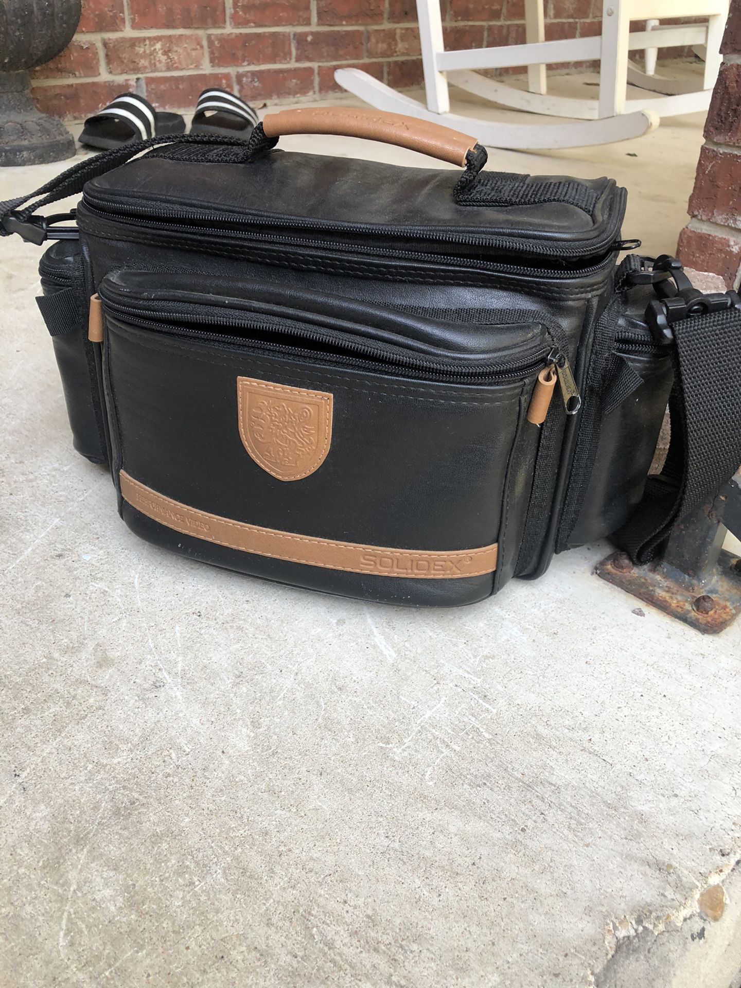 Soledex Faux Leather Camera Bag
