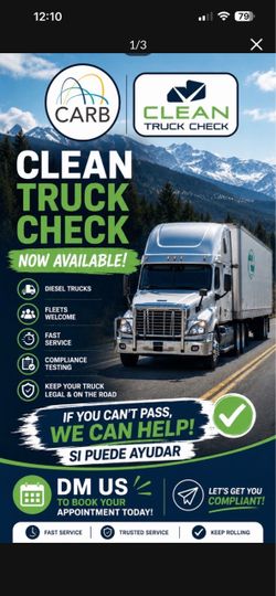 Clean truck check (CTC) for sale.