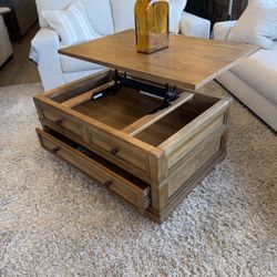Beautiful Pull Up Coffe Table 