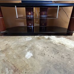 Beautiful Glass TV Credenza 