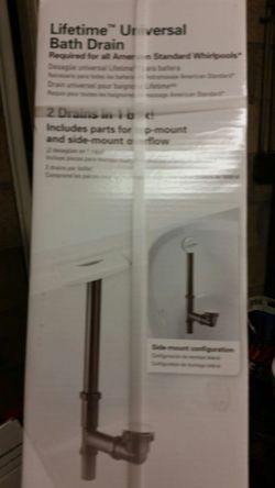 Universal bath drain