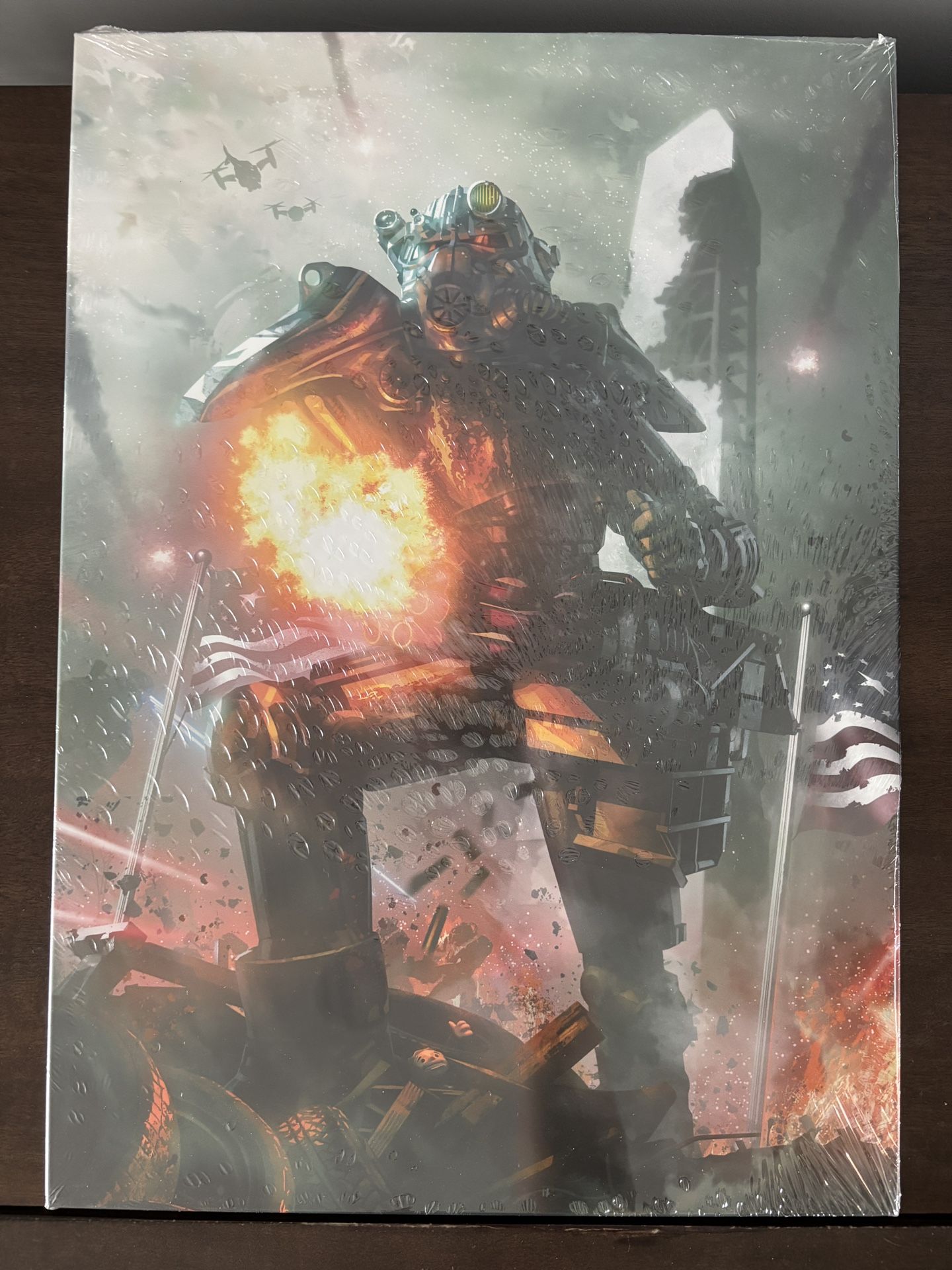 Fallout: Battle Over Wasteland Displate Metal Poster (New)
