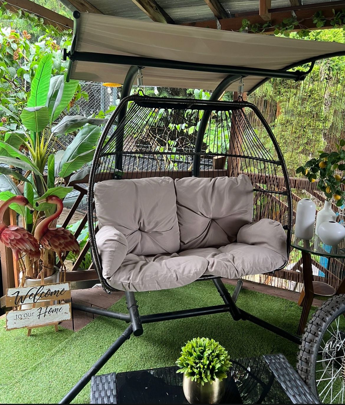 Double Egg swing Chair