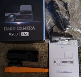 DASH CAM V200 / 2.5K LIKE NEW IN OPEN BOX!