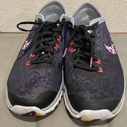 Nike Flex Supreme TR4 Black Grey Running Shoes Size 9