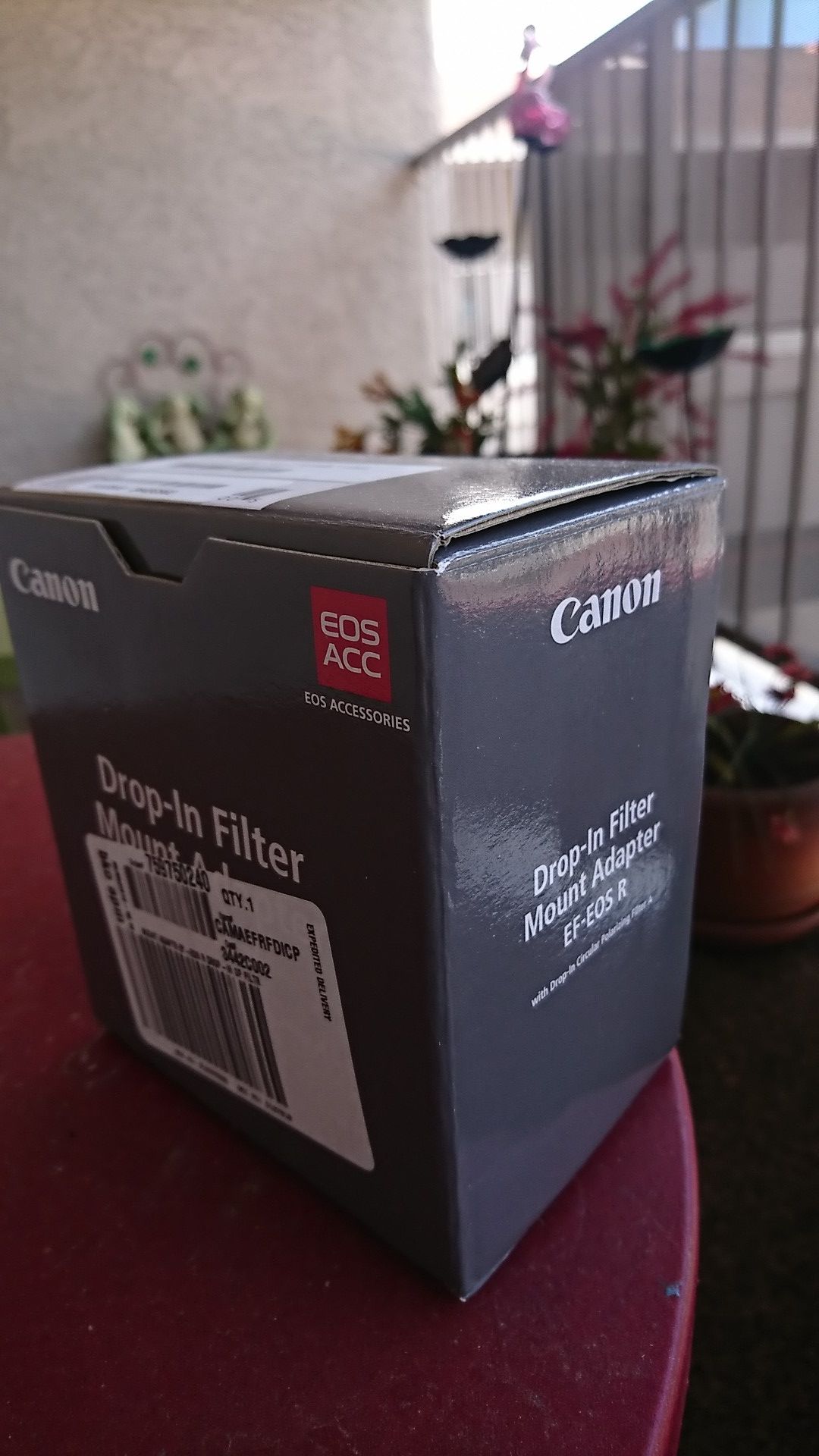 Canon EF-EOS R adapter w drop-in circular polarizer filter Unopened box/New