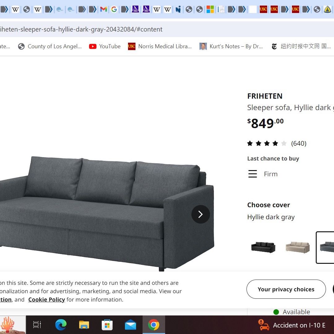 IKEA Sofa Bed For Sale