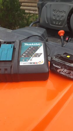Makita charger & 18v 3.0 ah battery
