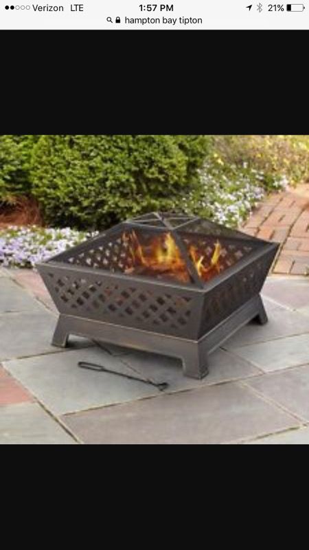 Hampton bay Tipton 34 inch outdoor fire pit