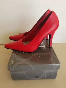 Brand New "Red" pumps / heels by CL sz. 7