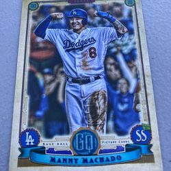 2019 Topps Gypsy Queen Base #115 Manny Machado - Los Angeles Dodgers