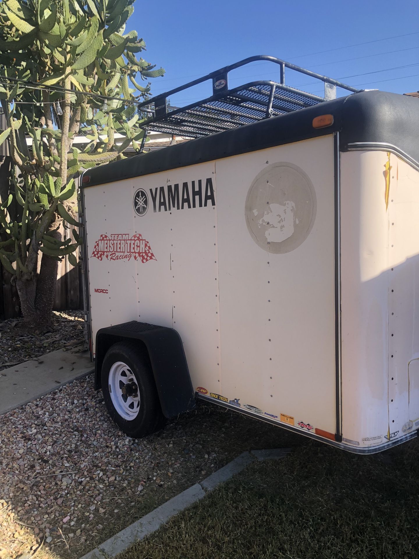1996 Carson 8x5 Enclosed Trailer