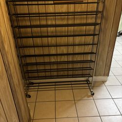 metal multi-tier shoe rack
