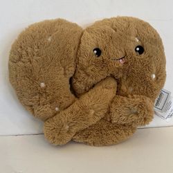 *Large* Squishable PRETZEL 18" Plush Comfort Foodie People Big Stuffed Snack