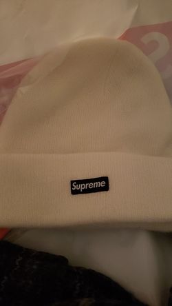 Supreme beanie mohair white