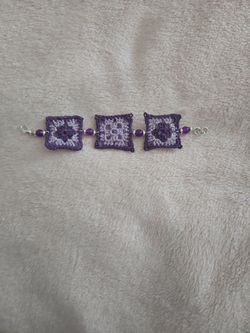 Crochet bracelet