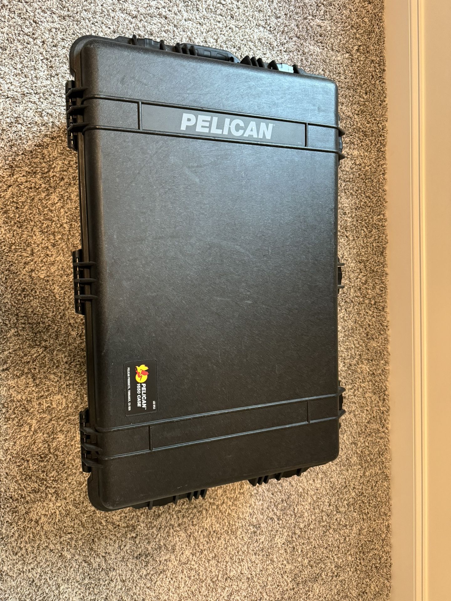 Pelican 1650 with Extra Foam