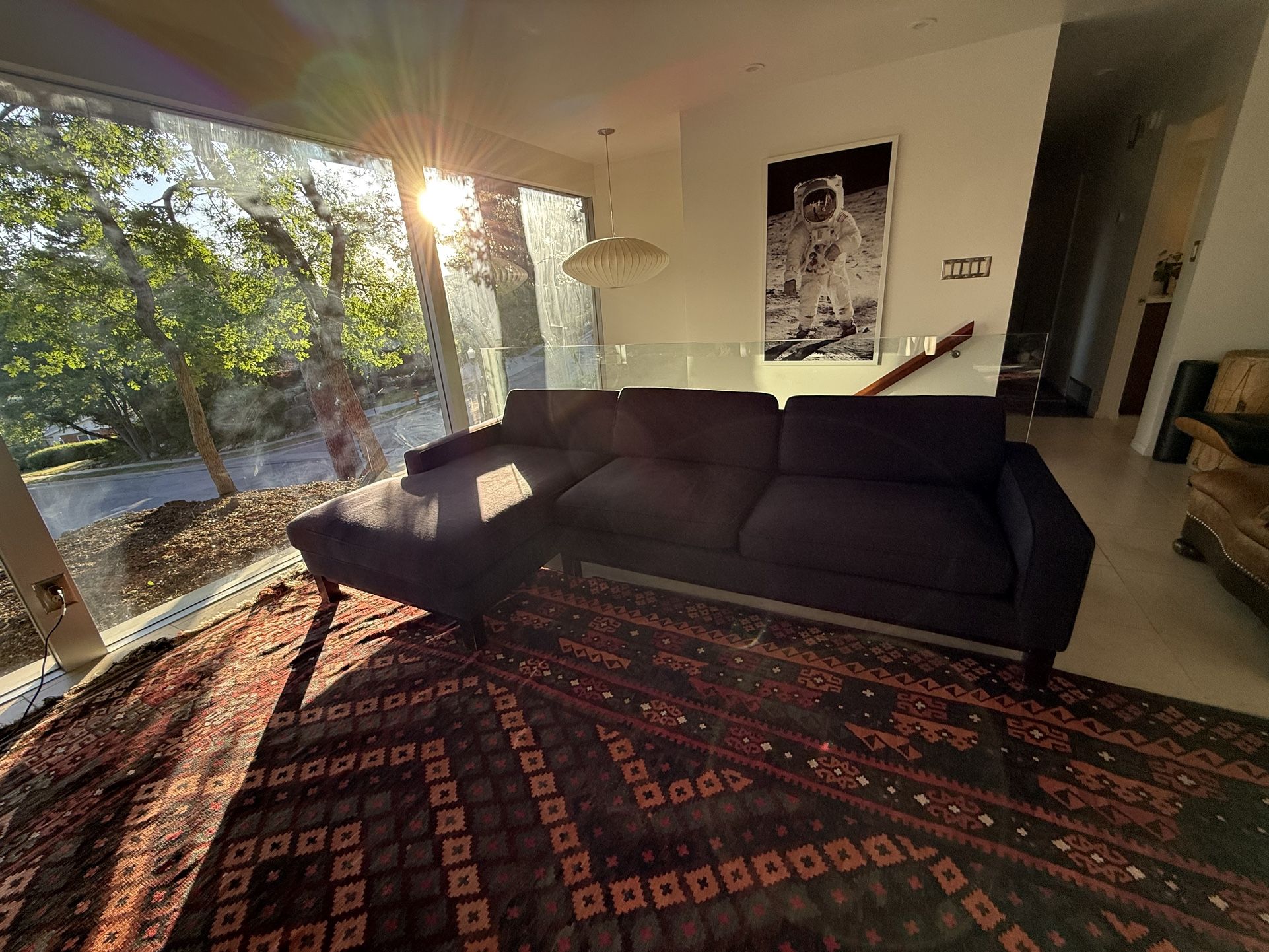 Room and Board Sofa With Left Arm Chaise