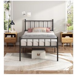 Twin platform bed