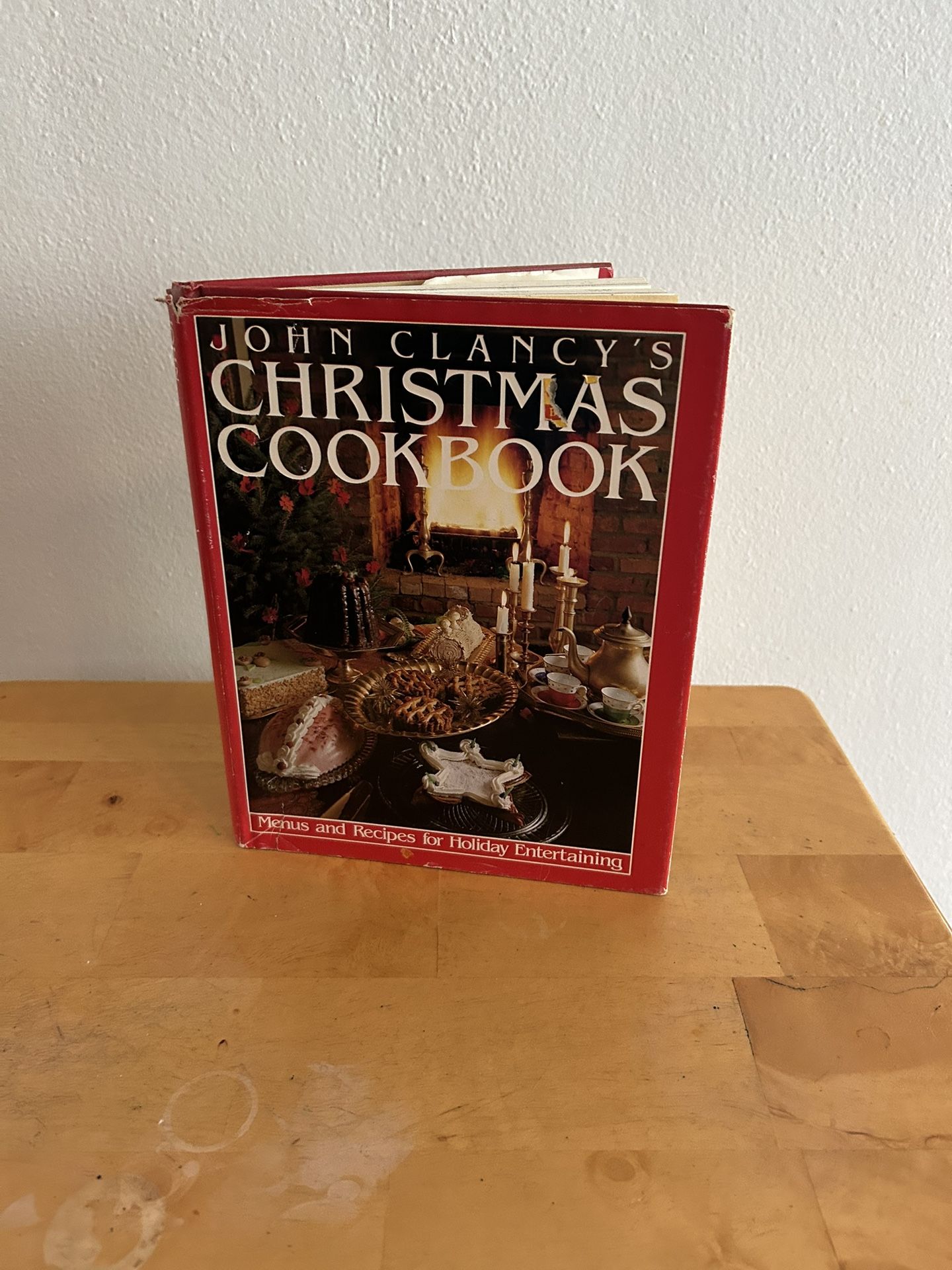 Hardcover Christmas Cookbook By John Clancy
