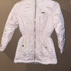 Brand New DKNY GirlsJacket – Reversible Heavyweight Quilted Parka 