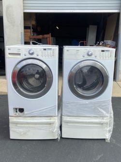 LG washer and dryer
