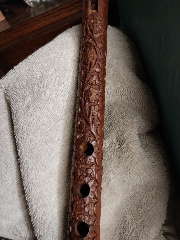Handcarved Wooden Flute