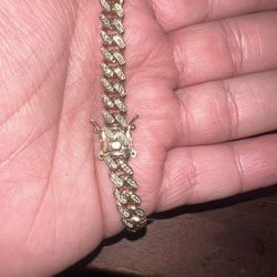 14kt Cuban Bracelet 
