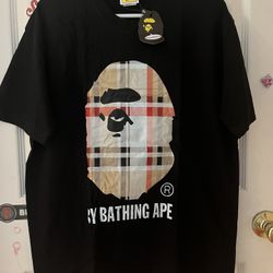 Brand New Burberry Bape Tee Size Large