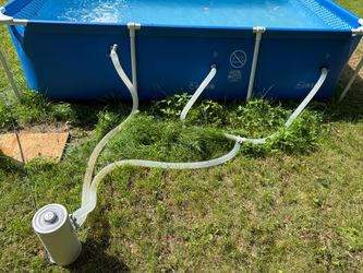 Intex above ground pool with filter pump