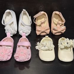 Set of Baby Girl Shoes for Special Events* Conjunto de zapatos para bebé niña para ocasiones especiales*